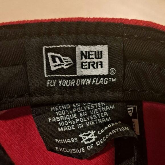 New Era 9 Forty Washington Nationals Adjustable Red Logo Hat - Picture 6 of 10